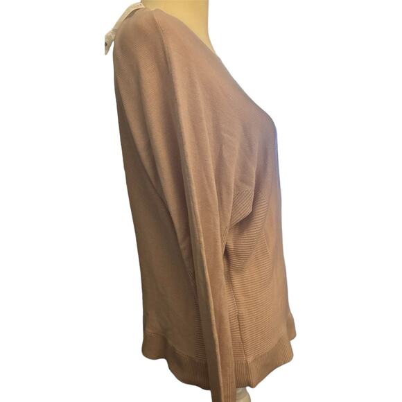 Lululemon Cashlu Knit Pullover in Oatmeal, Size 8 - Picture 3 of 4